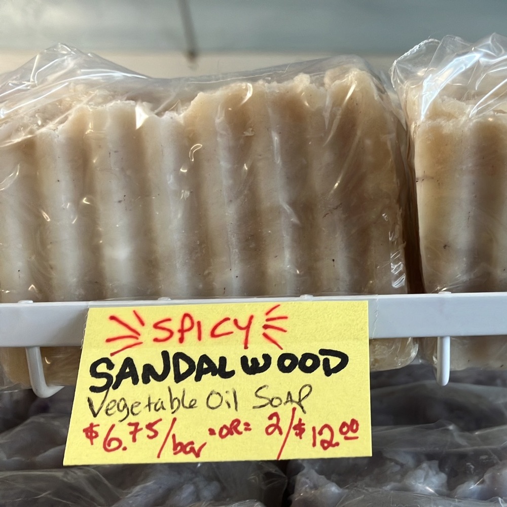 Spicy Sandalwood Luxury Castile Soap Handmade